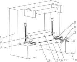 一种可调节涂胶量的涂布机硅油循环装置