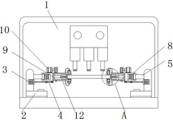 一种具有翻料结构的六头贴片机