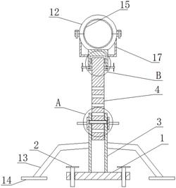 一种地铁隧道用线缆管道支吊架结构