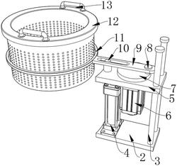一种用于去除泥沙的螺旋藻清洗装置