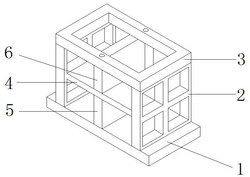 一种层次感强的绒毛粗纹面料生产用放置架