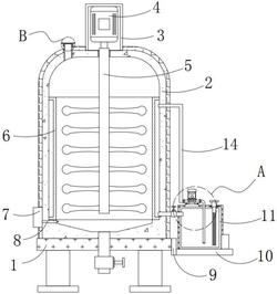 一种洗碗机预洗液生产反应釜的保温结构