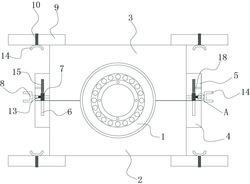 一种轧机轴承座连接结构