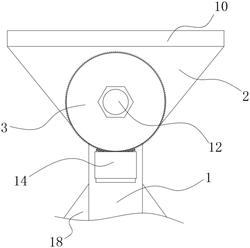 一种阳光棚立柱的连接装置