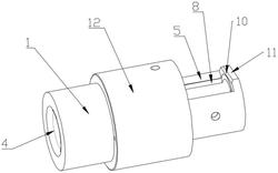 一种块体非晶压铸机长寿命浇口套