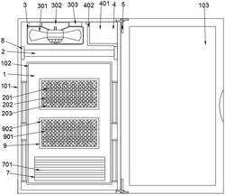 一种便于清理的校园洗衣房用衣物烘干机
