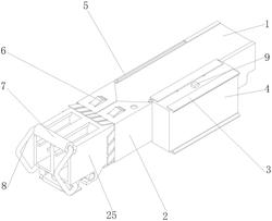 一种用于SFP/SFP+光模块的单纤外壳组件