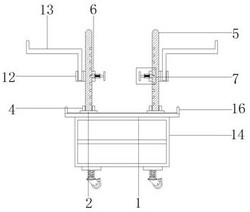 一种方便组装的印染加工用支撑架