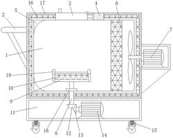 一种电子五金配件烘干装置