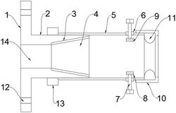 一种能安装于不同直径管道的法兰