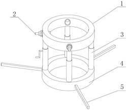 一种用于大型轴流风机轴振轨迹测试工装