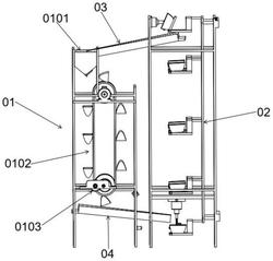 一种颗粒状物料流能量回收自动循环实验装置