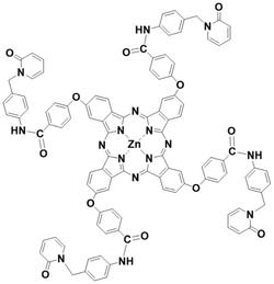 一种吡啶酮修饰锌酞菁及其制备方法和应用