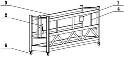 一种具有照明功能的建筑施工架