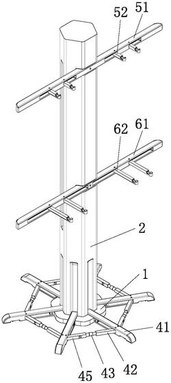 一种便于收纳的组装式画板支架