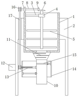 一种便于热熔胶膜加工用原料自动定量添加设备