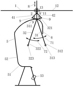 一种手握异步前后推拉转叶健身器