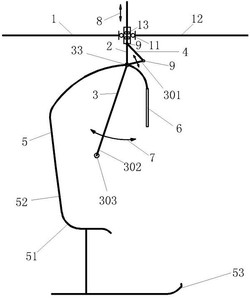 一种手握同步前后推拉转叶健身器