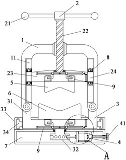 一种杠杆式压力钳