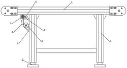 一种带有限位结构的多片式平面口罩堆叠接料输送装置