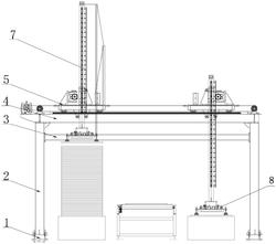 一种工装板自动上线机械手