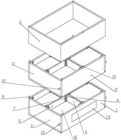 一种可拼接的货运物流箱