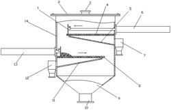 一种再生砖复合选粉装置