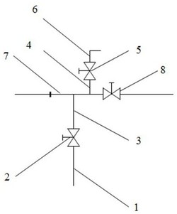 用于大口径液体流量标准装置中的试验段管道排水装置