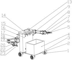 一种卷装式垃圾袋自动套取智能机器人