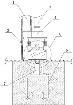 一种具有防止下行走轮阻塞功能的侧转电动门