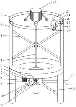一种香樟树防冻剂制备装置
