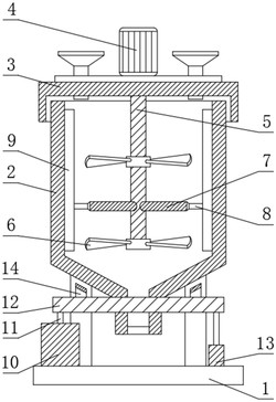 一种磷石膏料浆搅拌装置