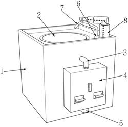 一种可针对金属局部加工发热快速水冷装置