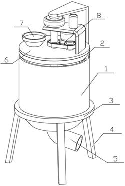 一种印染剂高效搅拌装置