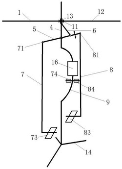 一种脚踏转叶健身器