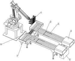 一种基于工业机器人的自动输送的质量检测分选系统