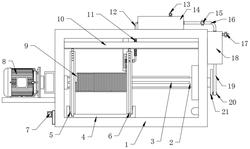 起重机钢索均匀缠绕的收卷机构