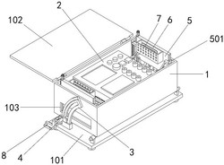 一种船舶线路检测用电流检测设备的支撑防护装置