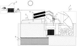 一种太阳能全反射聚光吸收式土壤源热泵性能增强装置