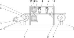 一种面料纺织用布匹收卷装置