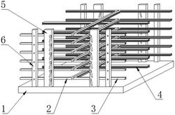 一种手机玻璃盖板生产所使用的置放架