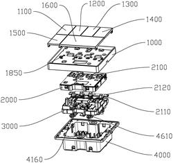 一种纯平式浴霸开关
