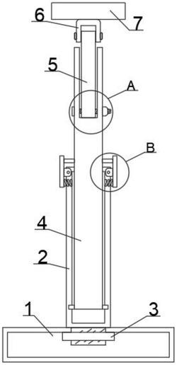 一种长度可调整的灯具吊杆