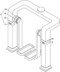 一种拼接式太空漫步机