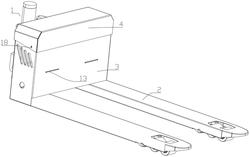 一种一体式电动搬运车车厢结构