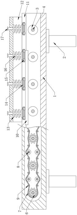 一种木皮贴胶专用高速输送线