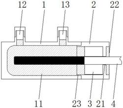 一种室外伴热带防爆尾端接线盒