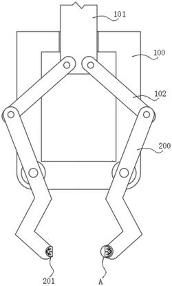 一种注塑件夹持组件