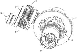 一种赛车减速器传动结构