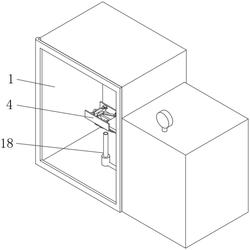 一种口罩阻燃试验机用头模摆动装置
